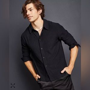 Royalty by Maluma‎ Men's Relaxed-Fit Textured Plissé Knit Shirt